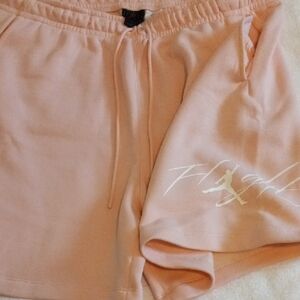 Mens Air Jordan (Flight) 2XL pink Shorts.